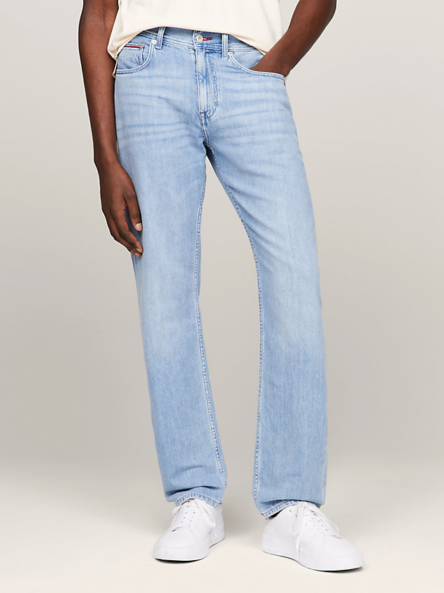 jeans mercer regular fit dritti denim da uomini tommy hilfiger