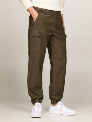 Aiden Baggy Cargo Trousers, Black