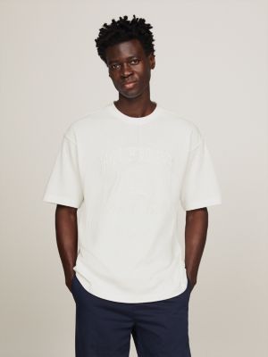 All white tommy hilfiger shirt on sale