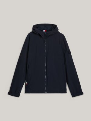 Adaptive Hilfiger Monotype Portland Hooded Jacket Blue Tommy