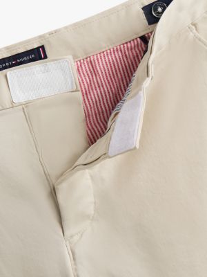 shorts chino harlem adaptive relaxed fit beige da uomini tommy hilfiger