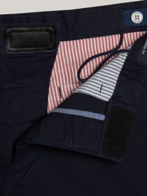 shorts chino harlem adaptive relaxed fit blu da uomini tommy hilfiger