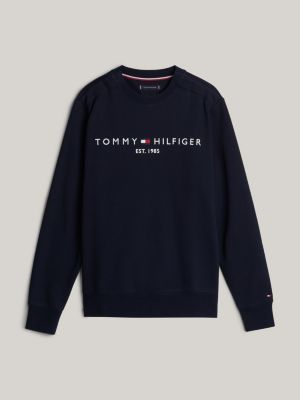 Adaptive Logo Regular Sweatshirt | Blue | Tommy Hilfiger