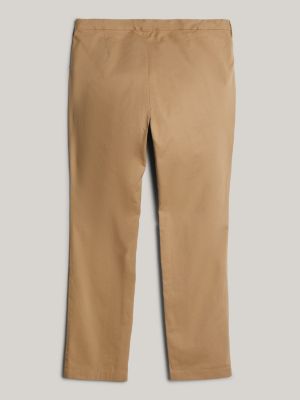 brown adaptive 1985 collection denton pima straight chinos for men tommy hilfiger