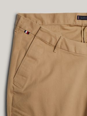 pantaloni chino denton 1985 collection adaptive marrone da uomini tommy hilfiger