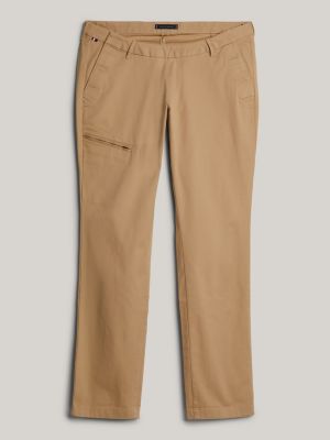 brown adaptive 1985 collection denton pima straight chinos for men tommy hilfiger