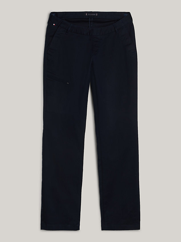 blue adaptive 1985 collection denton pima fitted straight chinos for men tommy hilfiger