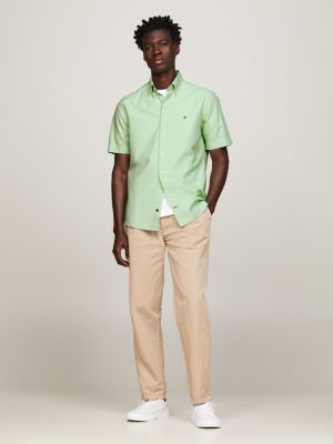 Polo short clearance sleeve oxford