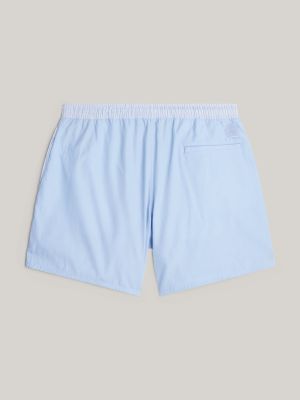 short utilitaire à rayures ithaca et blason bleu pour hommes tommy hilfiger