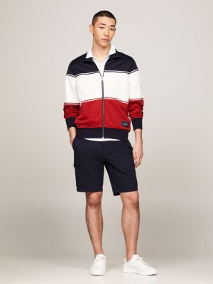 Color Block-Trainingsjacke mit Logo-Patch | Blau | Tommy Hilfiger