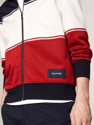 Color Block-Trainingsjacke mit Logo-Patch | Blau | Tommy Hilfiger
