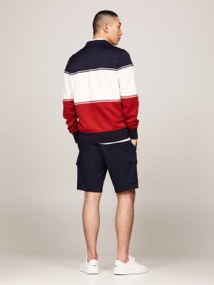 Color Block-Trainingsjacke mit Logo-Patch | Blau | Tommy Hilfiger