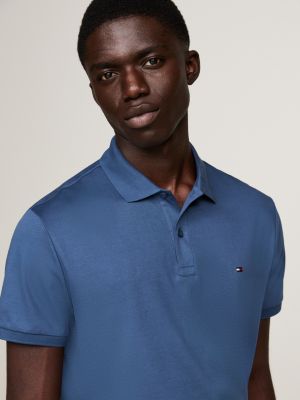 blue regular fit polo shirt for men tommy hilfiger