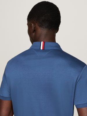 blue regular fit polo shirt for men tommy hilfiger