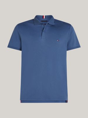 blue regular fit polo shirt for men tommy hilfiger