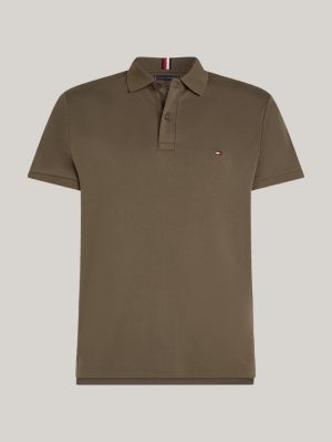 khaki regular fit poloshirt für herren - tommy hilfiger