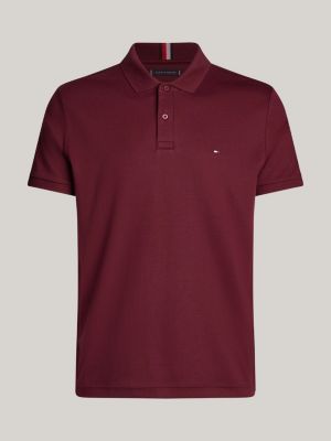 rosa regular fit poloshirt für herren - tommy hilfiger