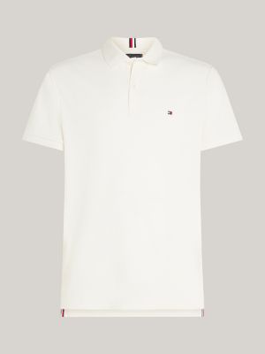 polo regular fit giallo da uomini tommy hilfiger