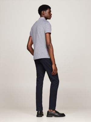 Tipped Slim Fit Polo | Blue | Tommy Hilfiger 
