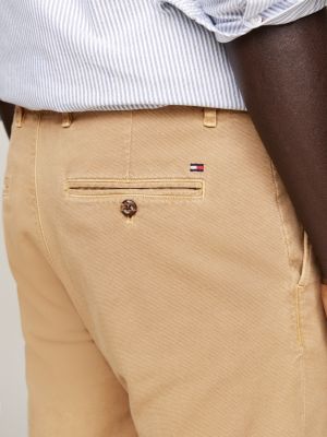 braun bleecker slim fit stretch-chinos aus baumwolle für herren - tommy hilfiger