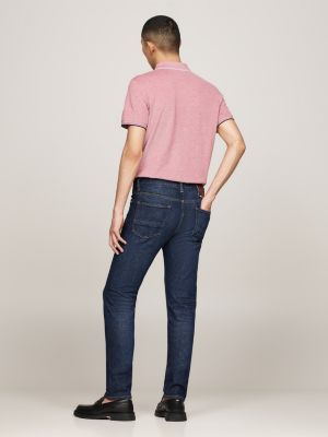 blau bleecker slim jeans mit fade-effekt für herren - tommy hilfiger