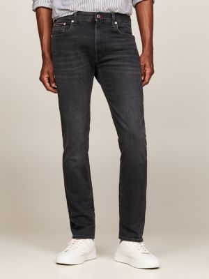 Bleecker Slim Faded Black Jeans Black Tommy Hilfiger