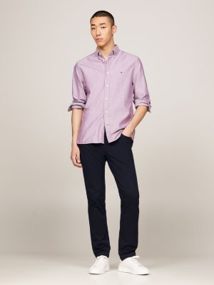 Regular Fit Oxford Shirt | Purple | Tommy Hilfiger