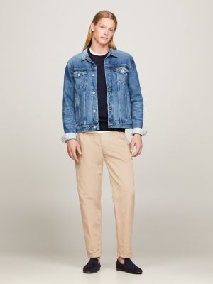 Tommy hilfiger flag denim on sale jacket