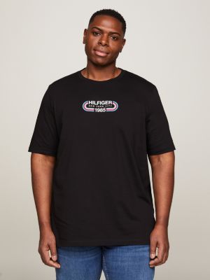  Tommy Hilfiger Men's Big and Tall Short Sleeve T-Shirt, Black  IRIS, 2XL-TL : Clothing, Shoes & Jewelry