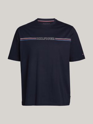 Plus Logo Regular Fit T-Shirt | Blue | Tommy Hilfiger