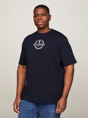 Tommy Hilfiger Blue Cotton Men's T-Shirt main image 1