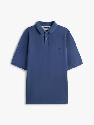 blue plus 1985 collection regular fit polo shirt for men tommy hilfiger