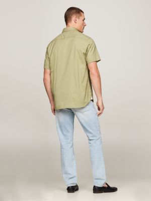 Tommy hilfiger khaki store shirt