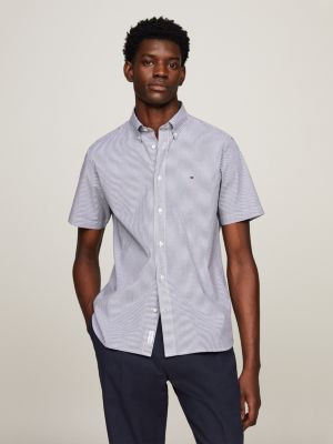 Tommy hilfiger blue dress clearance shirt