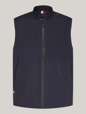 TH Warm Packable Windproof Portland Vest Blue Tommy Hilfiger