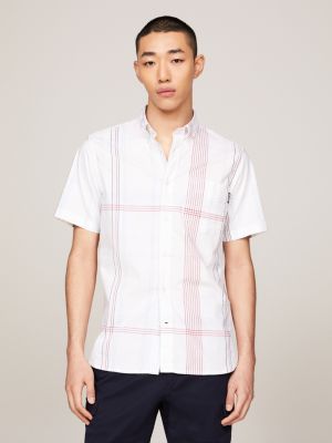 Chemise tommy hilfiger blanche sale