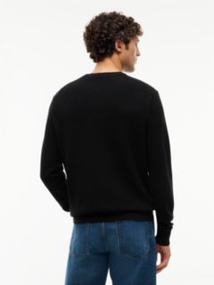 Flag Embroidery Crew Neck Jumper — Black 4