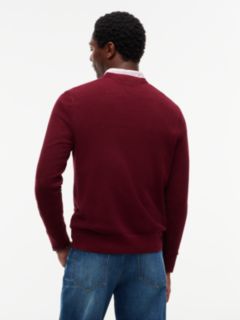 Flag Embroidery Crew Neck Jumper — Purple 4