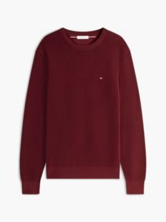 Flag Embroidery Crew Neck Jumper — Purple 6