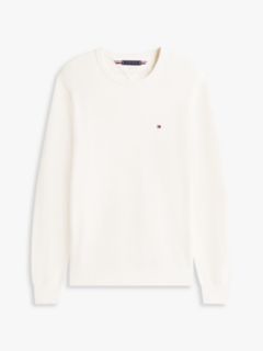Flag Embroidery Crew Neck Jumper — Yellow 6