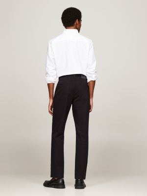 black 1985 collection denton straight trousers for men tommy hilfiger