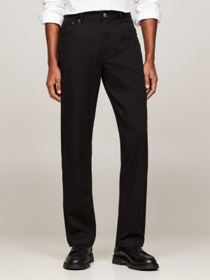 schwarz 1985 collection denton straight fit hose für herren - tommy hilfiger