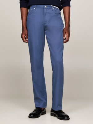 blau 1985 collection denton straight fit hose für herren - tommy hilfiger