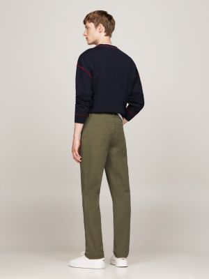 green 1985 collection denton straight trousers for men tommy hilfiger