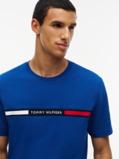 Logo Embroidery Insert T-Shirt — Blue 3