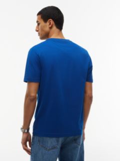 Logo Embroidery Insert T-Shirt — Blue 4
