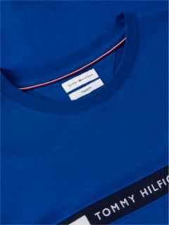 Logo Embroidery Insert T-Shirt — Blue 6