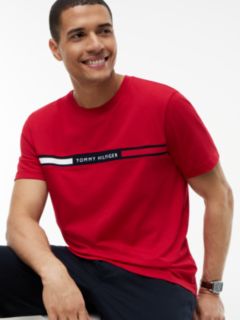 Logo Embroidery Insert T-Shirt — Red 3