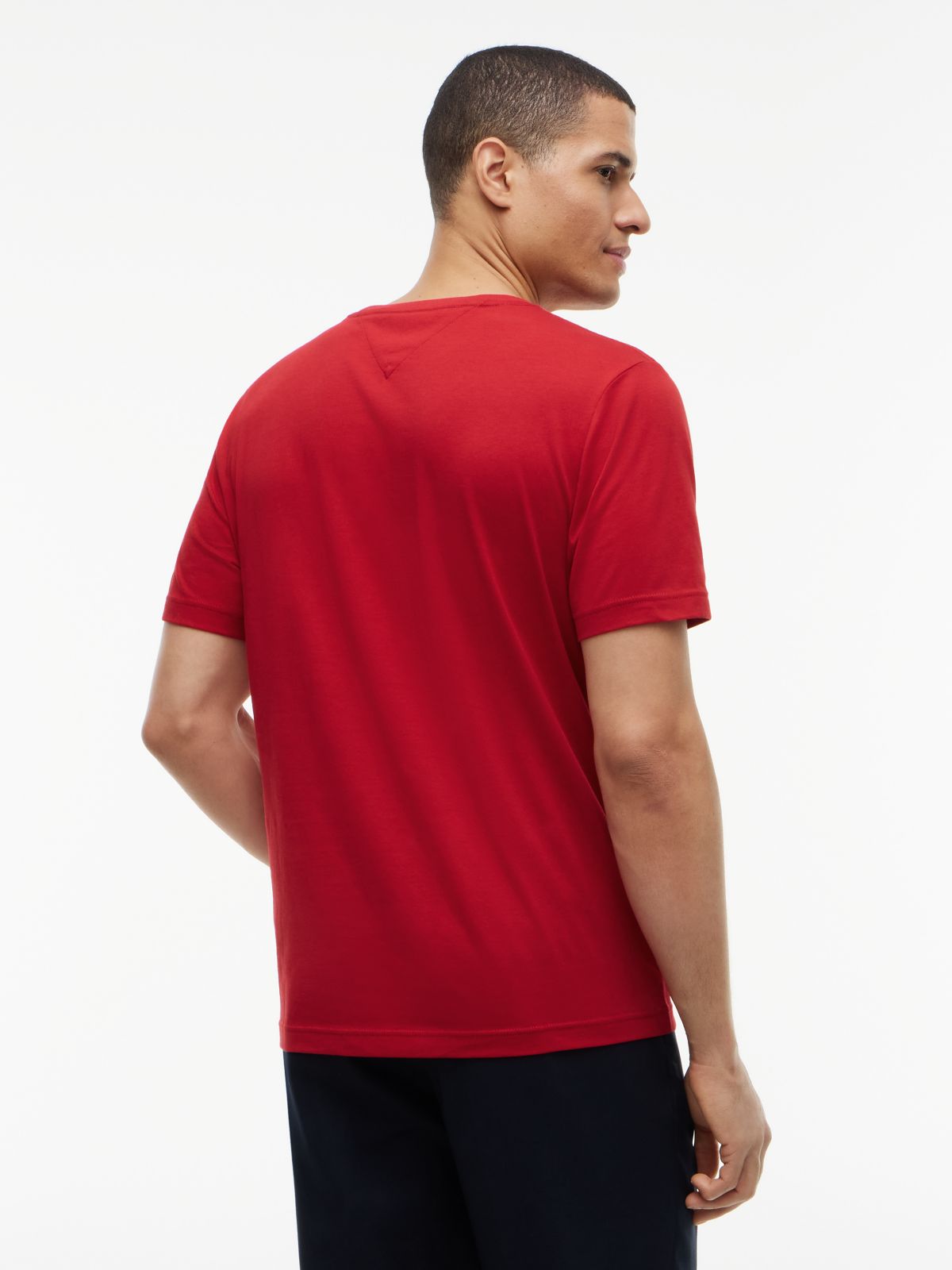 Logo Embroidery Insert T-Shirt — Red