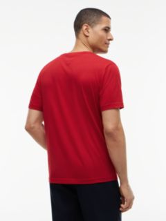 Logo Embroidery Insert T-Shirt — Red 4